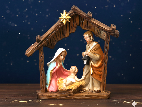 CHRISTMAS NATIVITY SCENE 9 x 3 x 10 CM