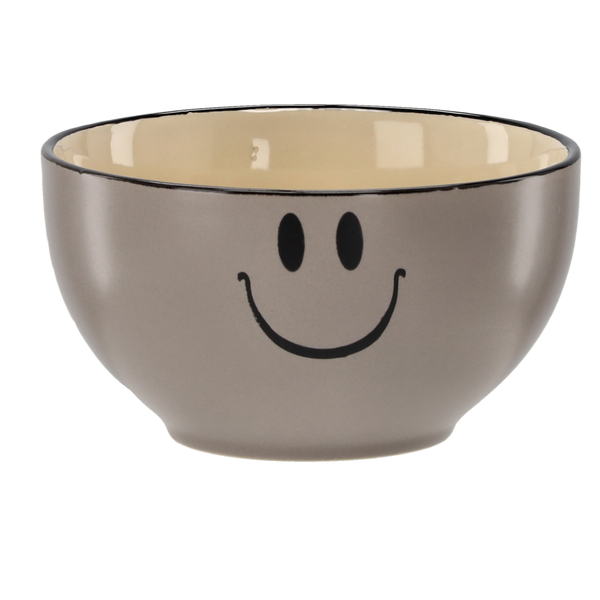 CERAMIC BOWL 550 ML "SMILE" PACK=4PCS