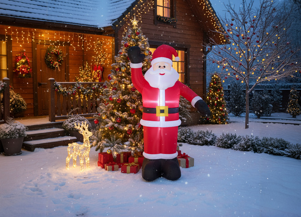 INFLATABLE SANTA CLAUS LED 270 CM