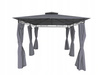 GARDEN GAZEBO GREY 3 X 4M 3 X 4 X H2.6m *5712