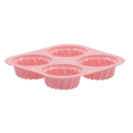 FORMA SILIKONOWA NA MUFFINKI 4 SZT *0580