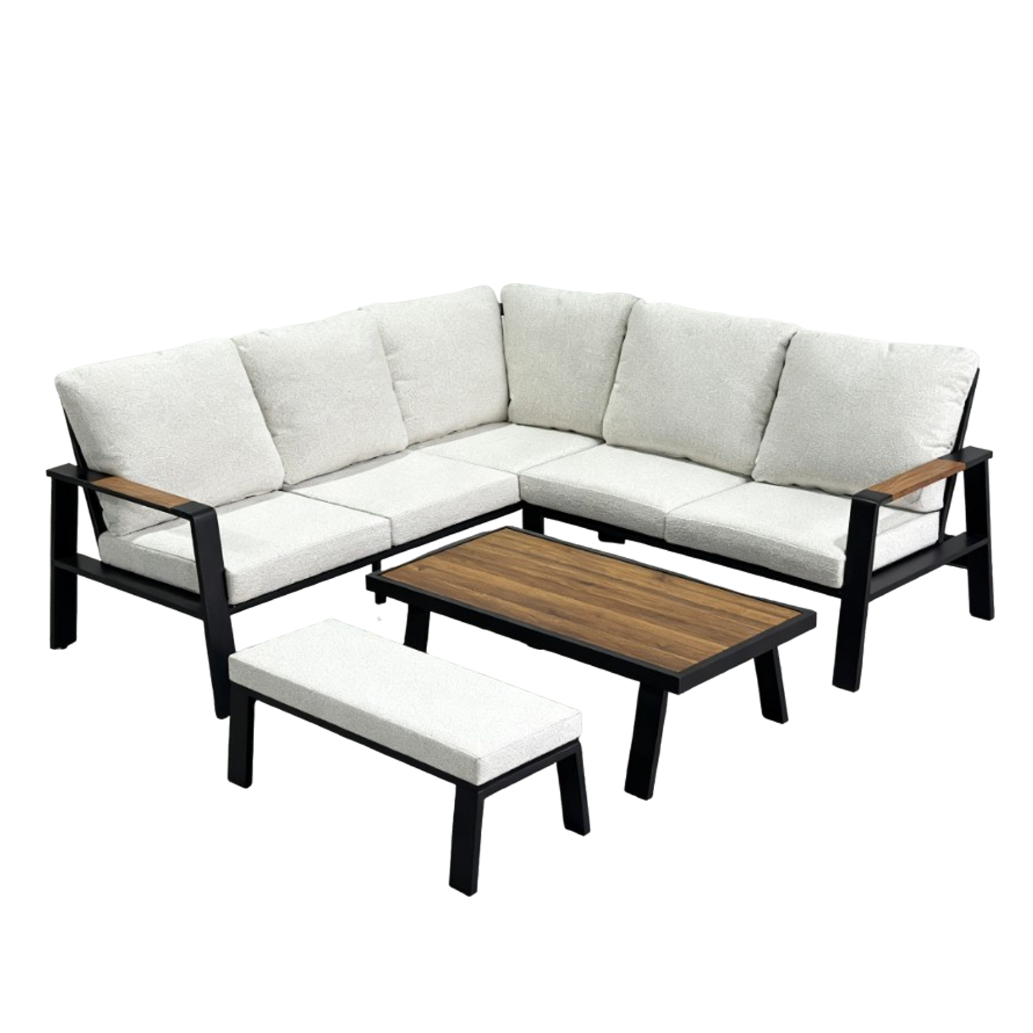 ZESTAW MEBLI ALUMINIOWYCH "PRISZTINA" (SOFA NAROŻNA + ŁAWKA + STOLIK) CZARNY + BEŻOWE PODUSZKI pol_pl_ZESTAW-MEBLI-ALUMINIOWYCH-PRISZTINA-SOFA-NAROZNA-LAWKA-STOLIK-CZARNY-BEZOWE-PODUSZKI-9051_4