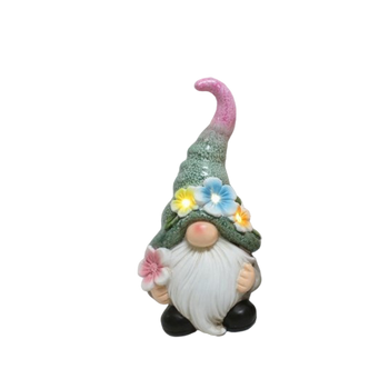 GARDEN FIGURINE – GNOME BOY / GIRL 14,5 X 12,5 X 29,8 CM LED pack=2 pcs