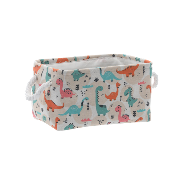 RECTANGULAR BASKET DINOSAURS SIZE S