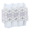SET OF 8 CHRISTMAS DECORATIONS WITH CLIPS MIX DESIGNS 3 x 3 CM