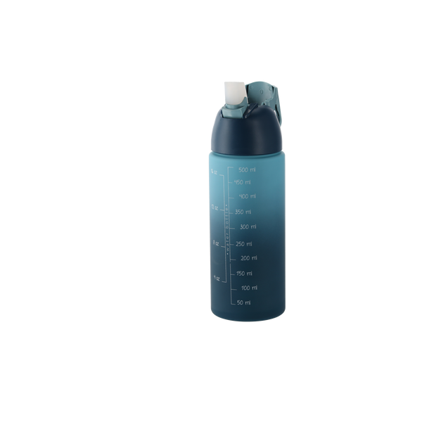 WATER BOTTLE 500 ML BLUE OMBRE