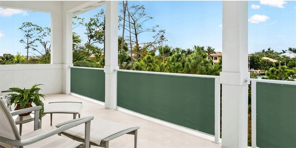 STÍNÍCÍ SÍŤ NA OHRADU ŠEDÁ 1,5 x 10 M 135g/m2 90% *5641