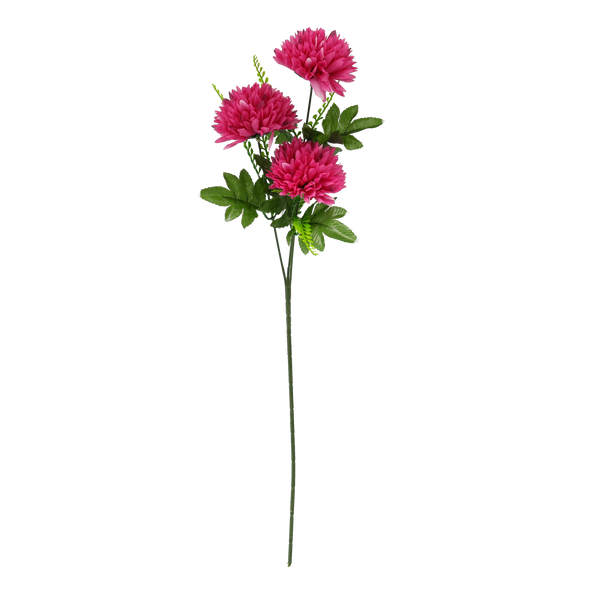 UMELÁ HÁK - CHRYSANTHEMA S TROMI KVETMI 58 CM MIX FARIEB balenie=84 kusy *3055