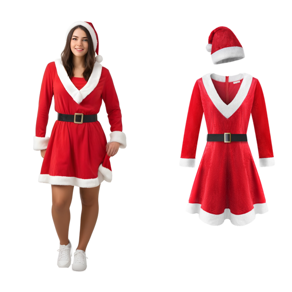WOMAN SANTA DRESS