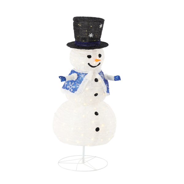 CHRISTMAS DECORATION - SNOWMAN LED 1,2 M 100L IP44