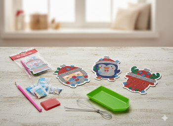 CHRISTMAS DECORATION - SET FOR DIAMOND EMBROIDERY - DIY - MIX OF DESIGNS