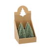 Vianočná ozdoba MINI STROMČEK 18 CM ZELENÝ disp=4ks *0097