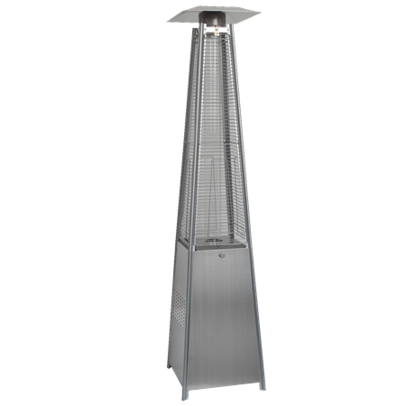 SQUARE GAS PARASOL MADE OF STAINLESS STEEL 227 CM