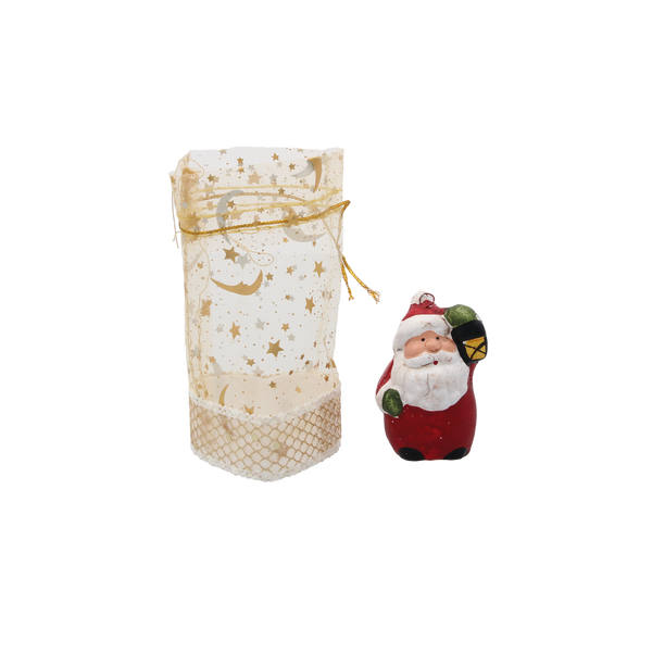 FIGURKA BOŽÍHO NAROZENÍ – MIKULÁŠ / SNĚHULÁK V SÁČKU 4 x 3 x 6 CM balení=16 ks *5104