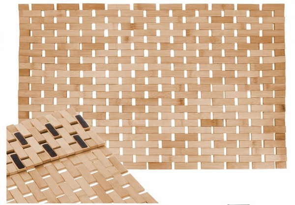 BAMBUSOVÁ KOUPELNOVÁ PODLOŽKA "BARBADOS" 50 x 70 CM *3432