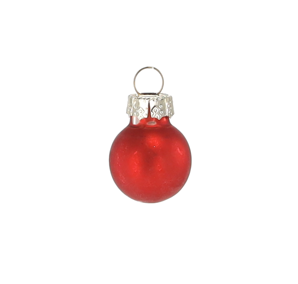 SET OF 24 CHRISTMAS TREE BAUBLES MIC COLORS 6 x 6 CM