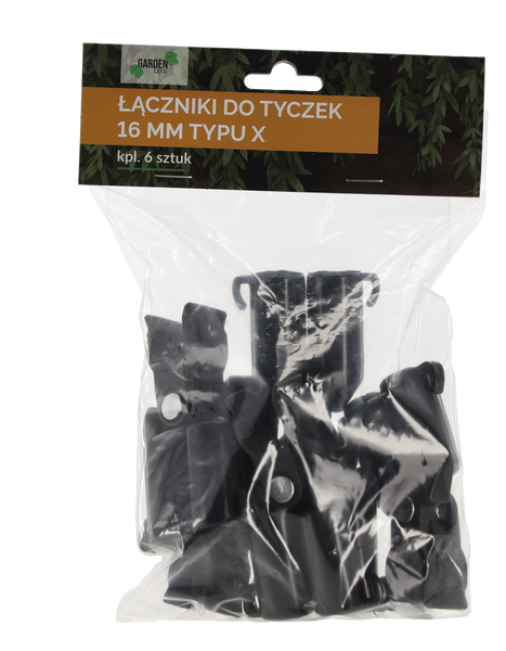 KPL. 6 conectori pentru țevi de 16 mm tip X pachet=24buc *8136