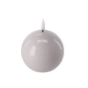 VOSKOVÁ LED SVÍČKA - KULIČKA 8,5 x 8,5 CM MIX BARVY *9317
