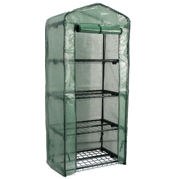 SZKLARNIA OGRODOWA Z CZTEREMA PÓŁKAMI 69 X 49 X H160cm *0426