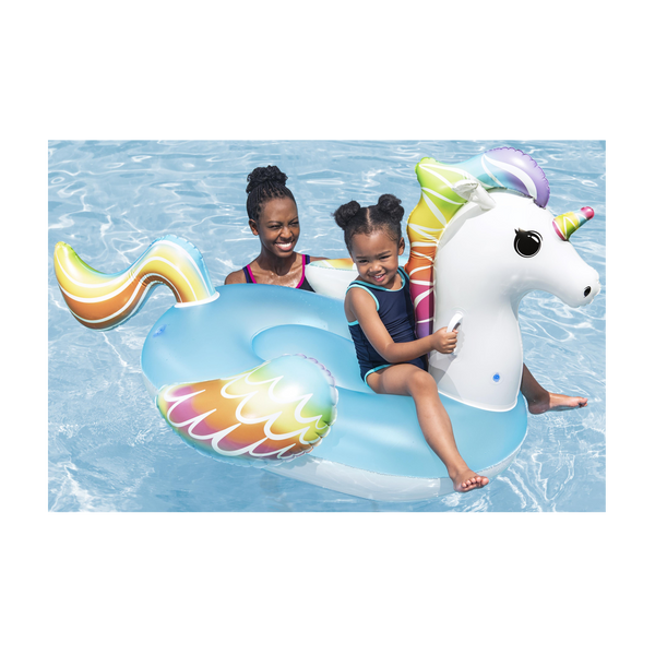 Bestway® 61" x 47"/1.55m x 1.19m Fantasy Unicorn Ride-On