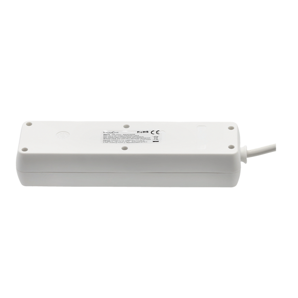 EXTENSION CORD POWER STRIP 4 SOCKETS 3M WHITE