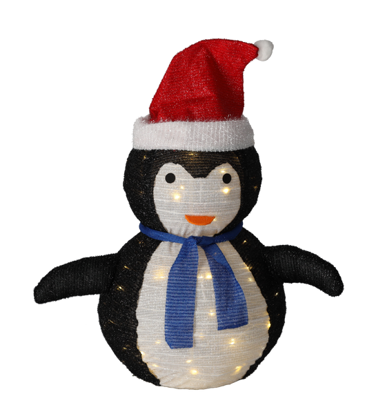 ŚWIĄTECZNA OZDOBA - PINGWIN LED 75 CM 50L CIEPŁY BIAŁY WEWN/ZEWN *8417