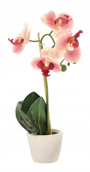 FLORĂ ARTIFICIALĂ - ORHIDEE MIX 3 CULORI 30 CM ambalaj=25 buc paletă=75 buc *4849