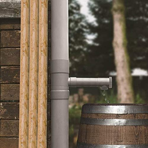 ZBIERACZ WODY DESZCZOWEJ SZARY 80 MM 