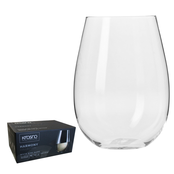KPL.6 SZT SZKLANEK GŁADKICH BARYŁKA 500 ML, HARMONY *5218*