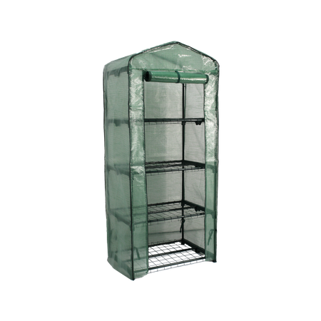 Garden Greenhouse with Four Shelves 69 X 49 X H160cm