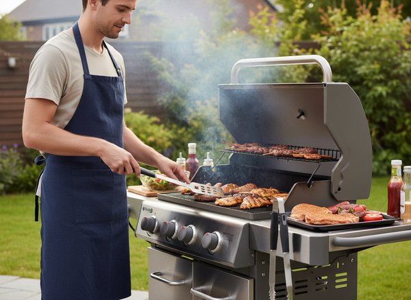 KPL. 3 AKCESORIÓW DO GRILLA Z DREWNIANĄ RĄCZKĄ ŁOPATKA/SZCZYPCE/WIDELEC