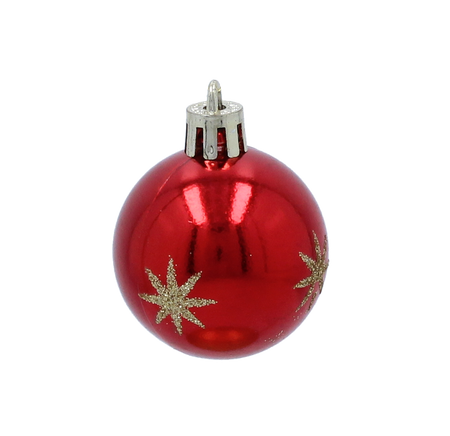 24 CHRISTMAS ORNAMENTS - MIX