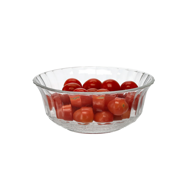 GLASS SALAD BOWL 15.8 CM / 650 ML CRYSTAL PACK=6PCS
