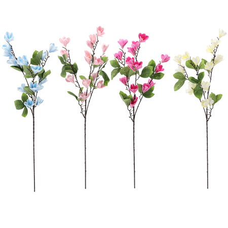 SZTUCZNA GAŁĄZKA - MAGNOLIA 90 CM MIX KOLORÓW opak=24szt *4014