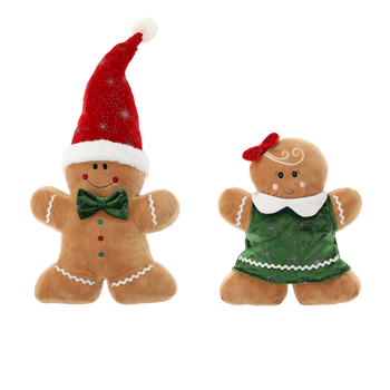 CHRISTMAS GINGERBREAD - BOY / GIRL 30 x 10 x 63 CM