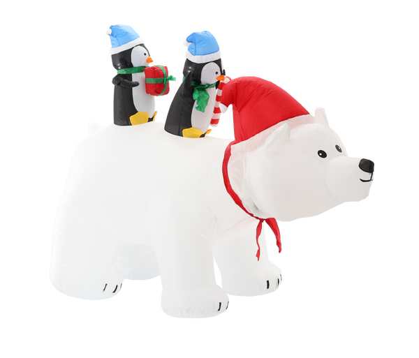 URS POLAR CU PINGUINI LED 200 CM *0431