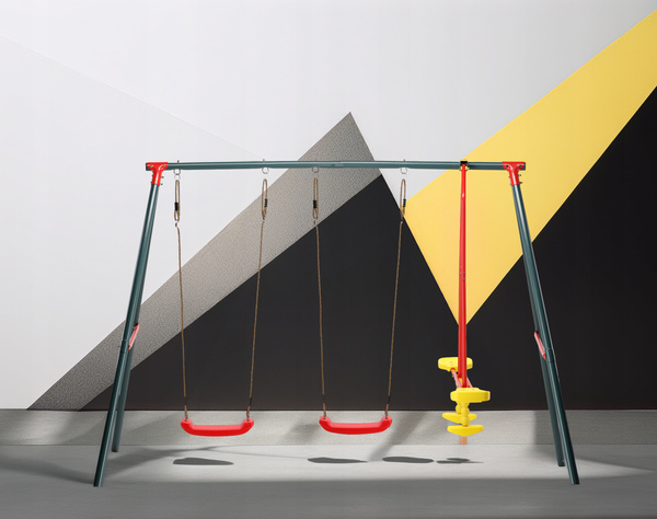 LEAGĂNĂ DE GRĂDINĂ (STRUCTURĂ DIN METAL + 2 LEAGĂNE + LEAGĂN) 290 x 180 x 200 CM *1067