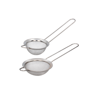 SET OF 2 METAL SIEVES O 7CM O 8CM