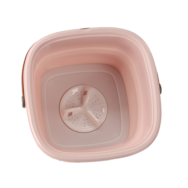 PŘENOSNÁ TURISTICKÁ PRAČKA - SKLÁDACÍ MINI 11 L - MIX OBCOLORŮ 29 x 30 x 28 CM *5973