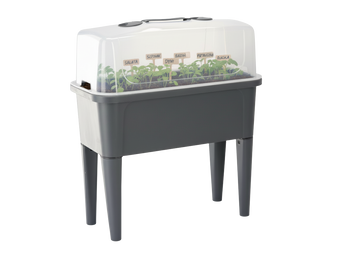 STÓŁ SZKLARNIOWY Z POKRYWĄ 76 x 38 x 83 CM ANTRACYT