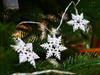 LED LIGHT CHAIN WHITE SNOWFLAKES 10 L WARM WHITE