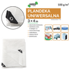 Tarpaulin 3 x 4 M (+/- 5%) 100GSM 3%UV LENO TARP