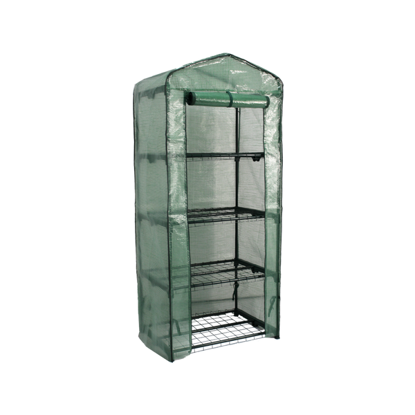 SZKLARNIA OGRODOWA Z CZTEREMA PÓŁKAMI 69 X 49 X H160cm *0426