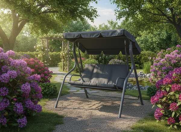 TKANINA / SIEDZISKO NA HUŚTAWKĘ OGRODOWĄ 117 x 90 cm