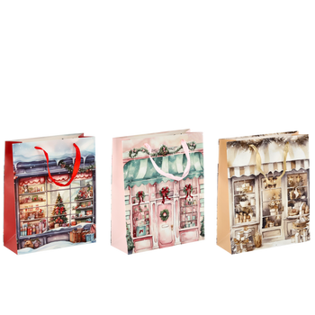 GEANTĂ DE ÎMPĂRATUL NAȘTERII DOMULUI 26 x 32 x 10 CM pachet=12buc *0702