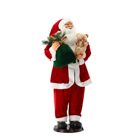 MIKOŁAJ TAŃCZĄCY Z PREZENTAMI – MELODIA 150 CM*3443