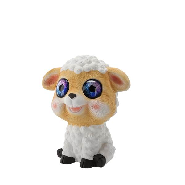GARDEN FIGURINE - LED SHEEP 24 x 18,5 x 28 CM
