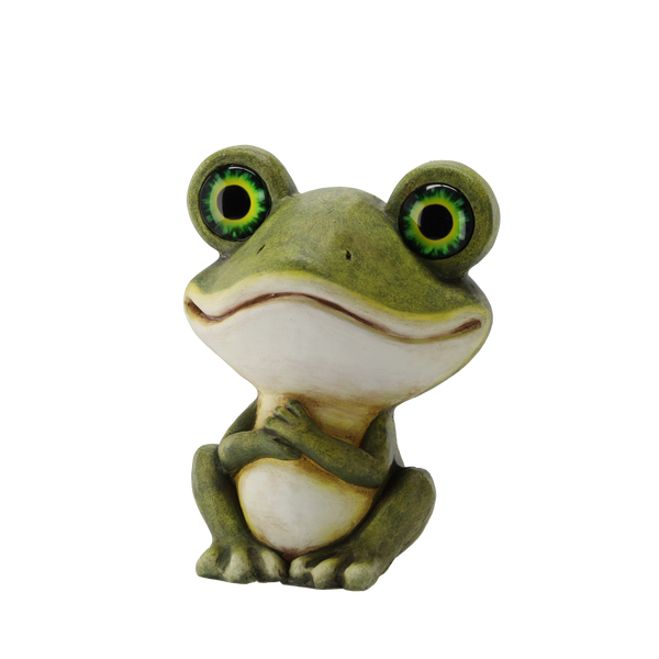 ZAHRADNÍ FIGURKA - LED ŽABA 21,5 x 17,5 x 27,5 CM *0203