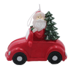 SANTA CLAUS CANDLE IN THE CAR 14 x 7.5 x 11.5 cm