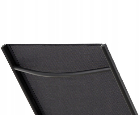 GARDEN LOUNGER 195x69x94cm DARK GREY *6111